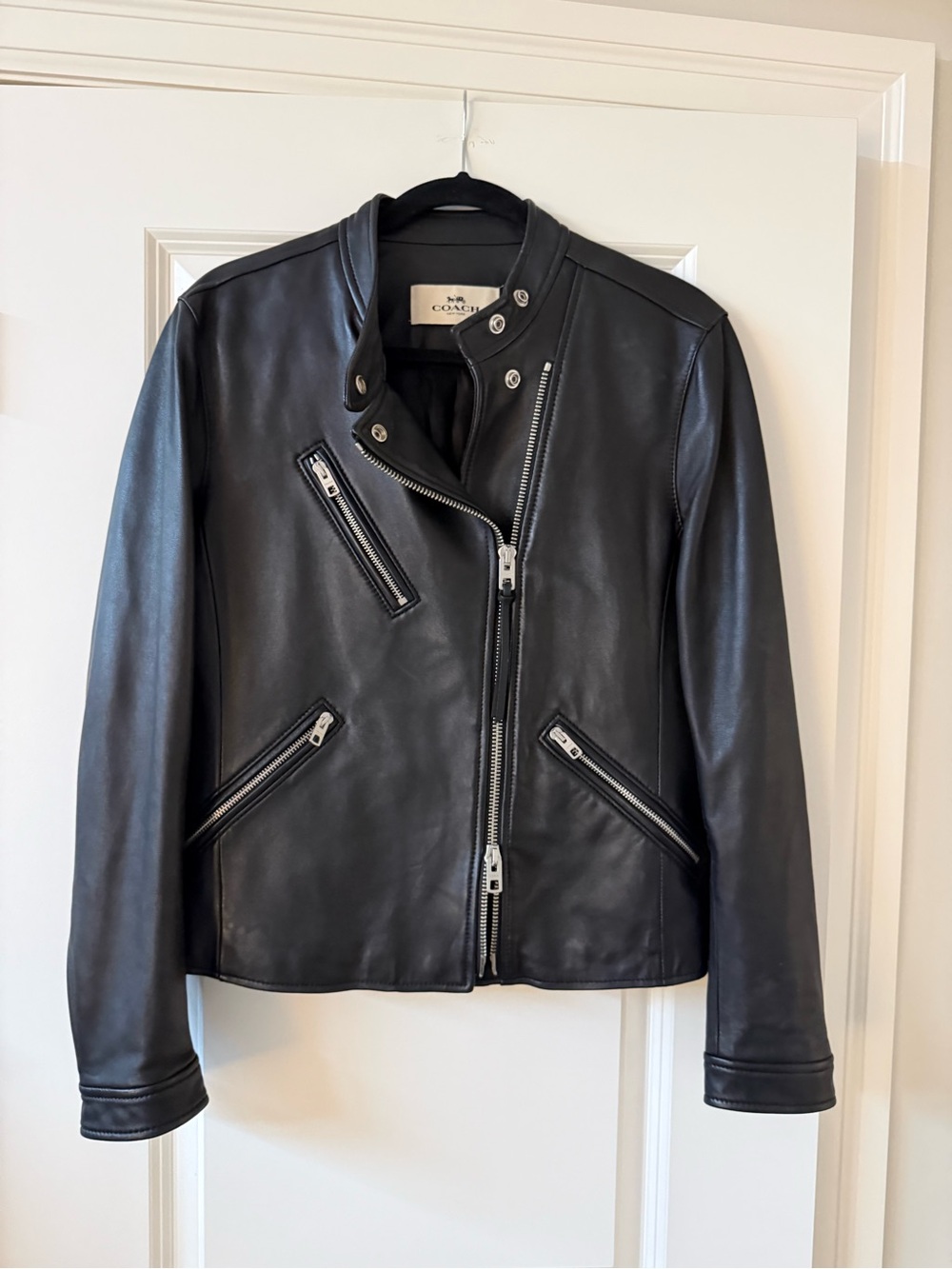 Coach Leather Moto Jacket